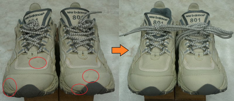 newbalance 801 gore-tex sneaker cleaning 2